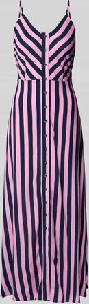 Vero Moda Maxikleid aus Viskose mit Knopfleiste in Flieder, Gr&ouml;&szlig;e 36