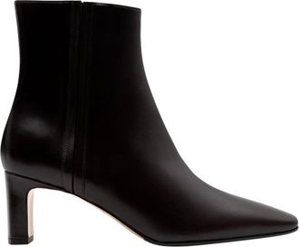 Parall&egrave;le Elena Heeled Boot - Dames - Laarzen met Hak - Bruin - 41 EU - Leer - Schoenen