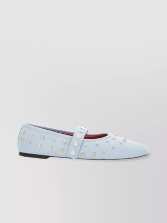 Stella McCartney studded ballerina shoes
