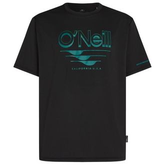O'Neill Hybrid UPF Polygiene Graphic T-Shirt Lycra f&uuml;r Herren | schwarz