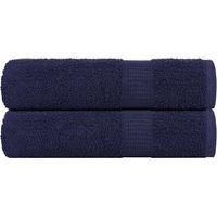 OEM Toallas De Ba&ntilde;o Frogn, Juego De 2, Azul Marino, 100 X 150 Cm, 360 G/m&sup2; - Crezuo