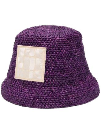 Jacquemus Cappello bucket Le Bob Ficiu - Viola