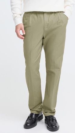 Casual Friday Marc Cotton & Linen Pants in Mermaid at Nordstrom, Size 36 X 32