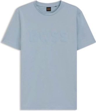 HUGO BOSS Hombre, Camisetas, Azul, Talla: M