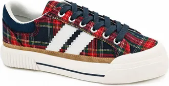 Corkys Footwear Womens Thats Her Sneakers In Red Plaid