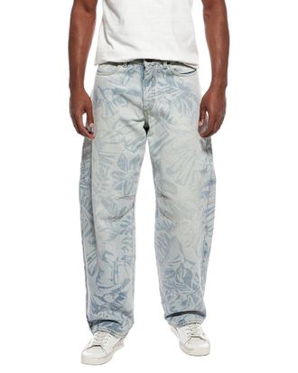 Palm Angels Light Wash Barrel Jean
