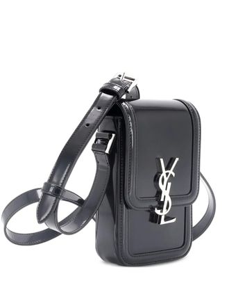 Saint Laurent Solferino Bag Patent Mini crossbody bag - Zwart