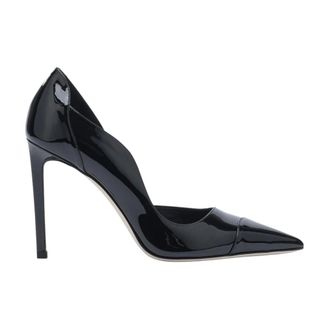 Jimmy Choo London Pumps, female, Black, Size: 10 US Patent Leather Pointed-Toe Pumps