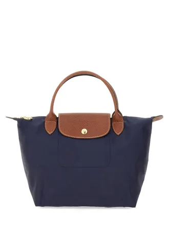 Longchamp Womens Handbag Le Pliage Small Blue Handbags Hand Bags