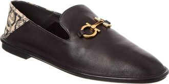 Ferragamo Logo Leather Loafer