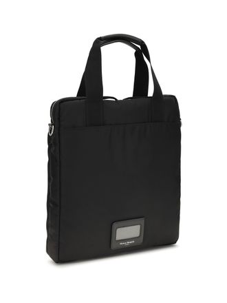 Maison Margiela High Tech Computer Nylon Shoulder Bag - Black