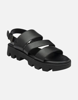 Lotus Womens Xena Womens Flatform Sandals - Black - Size: 5