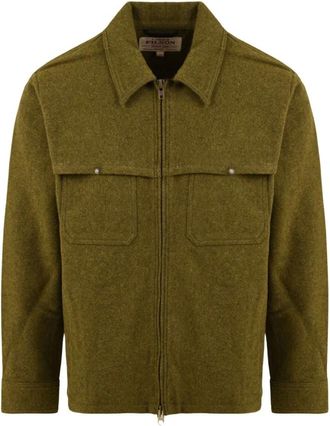 Filson Giacca in lana Forester - - Jackets - Uomo - Verde - L