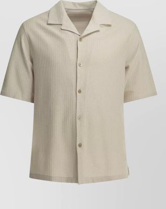 Brunello Cucinelli casual shirt short sleeves spread collar