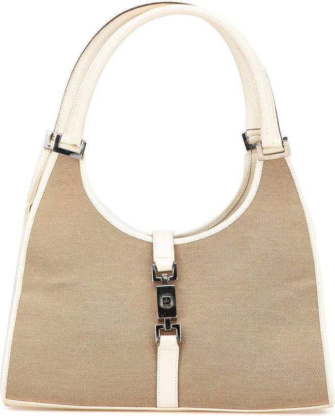 Hobo Bags - 2000-2015 Canvas Jackie Bardot Shoulder Bag - Gr. unisize - in Braun - f&uuml;r Damen