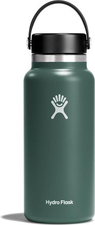 Hydro Flask 32 oz Vacuum Insulated Stainless Steel Water Bottle Flask - Flex Cap with Strap - Wide Mouth
