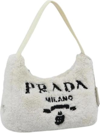 Prada Pre-owned Vintage Hand Bag - Dames - Vintage Schoudertas - Wit - ONE Size - Vintage