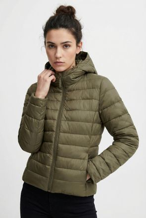 Only Steppjacke ONLY ONLTAHIA LW QUILTED HOOD JKT OTW CC OTW, Damen, Gr. XS, cocoa cr&eacute;me, Steppware, Obermaterial: 100% Nylon, unifarben, regular fit norma