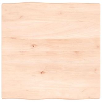 vidaXL Piano per Tavolo 60x60x2 cm in Rovere Non Trattato Bordi Vivi - Vidaxl