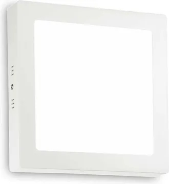 Ideal Lux Ideal Lux Universal Foco Led Integrado 22cm Cuadrado Semi Plaf&oacute;n Blanco 1950lm 4000k