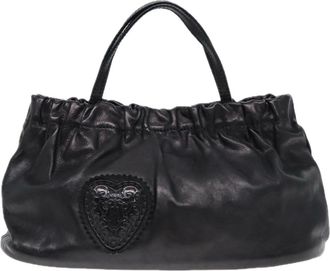 Gucci Black Leather Handbag (Pre-Owned)