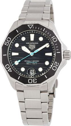 Tag Heuer Pre-owned Tag Heuer Aquaracer Automatic Black Dial Mens Watch WBP5110.BA0013