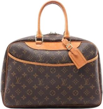 Louis Vuitton Pre-owned Handbags, female, Brown, Size: ONE SIZE Pre-owned Vintage Canvas Handbag