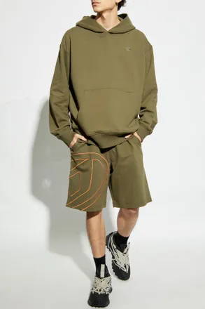 Diesel Shorts P-CROW-MEGOVAL, Mens, Green