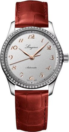 Longines Master Automatic Crystal Silver Dial Ladies Watch L2.357.0.70.2