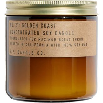 P.F. Candle Co. Golden Coast Large Concentrated Candle in Brown at Nordstrom