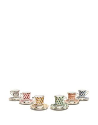 La DoubleJ Espresso Cup Set Of 6 Cubi Mix at Nordstrom
