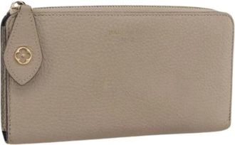 Louis Vuitton Pre-owned Wallets, female, Beige, Size: ONE SIZE Pre-owned Long Wallet