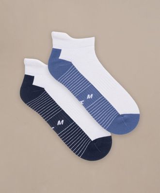 BAM Mens Technical Trainer Running Socks - 2 Pack - Size 8-11