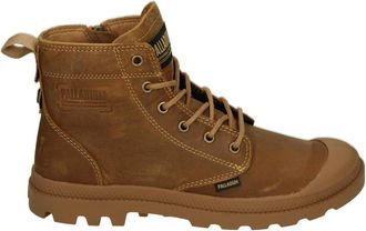 Palladium Schoenen, Heren, Bruin, 44 EU, Leer, Pampa Zip Lth Legacy