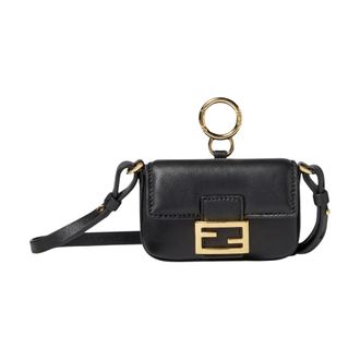 Fendi Borsa a tracolla Mini Baguette - female - Fendi - Shoulder Bags - Black - ONE SIZE - Bags
