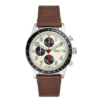 Fossil Heren, Accessoires, Bruin, Maat: ONE Size Leer