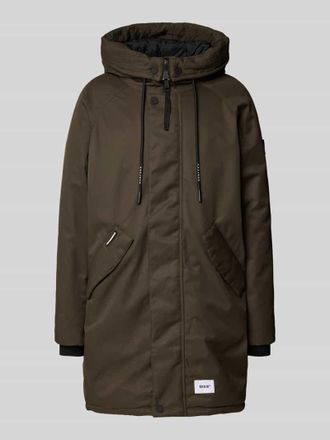 Khujo Parka mit Kapuze Modell Hant in Oliv, Gr&ouml;&szlig;e XL