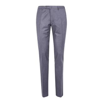 Incotex Heren, Broeken, Grijs, Maat: 2XL Wol