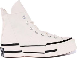 Converse 70s Plus Hi Top Cream Sneakers - Dames - Sneakers - Beige - 40 EU - Katoen - Schoenen