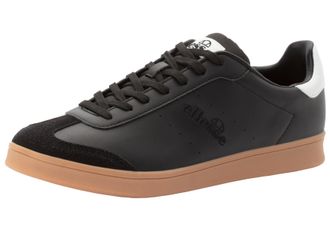 Ellesse Sneaker ELLESSE Sarvini Cupsole, Herren, Gr. 40, schwarz-weiss (schwarz, wei&szlig;, schwarz gum), Textil, Schuhe Sneaker