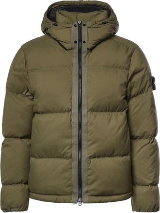 Stone Island Heren, Jassen, Groen, Maat: 2XL Polyamide