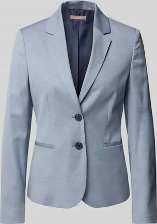 Christian Berg Blazer mit Strukturmuster in Hellblau, Gr&ouml;&szlig;e 36