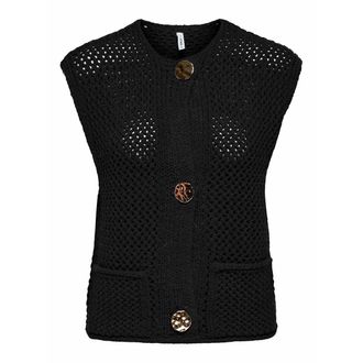 Only Vest zonder mouwen met knoopsluiting