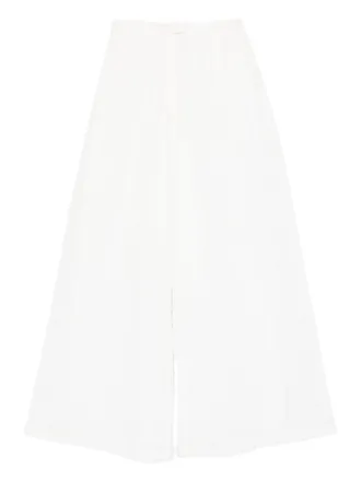 Forte_Forte Womens Embroidered Cotton Trousers