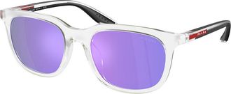 Prada PS B09SU 14V60Z Mens Sunglasses Clear Size 54