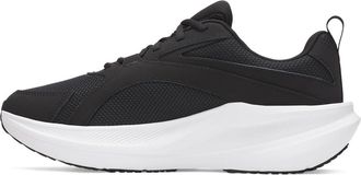 Under Armour Mens Charged Assert 11 Sneaker, (001) Black/Black/White, 14 X-Wide