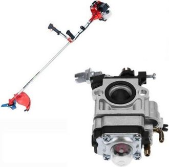 Trade Shop Trade Shop - Carburatore Per Decespugliatore 43cc 49cc 52cc 2 Tempi Foro 15mm Cg430