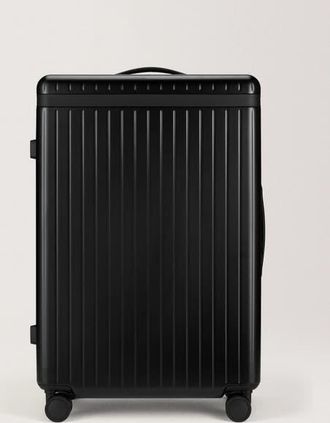 Carl Friedrik The Large Check-in Suitcase in Black /Black at Nordstrom