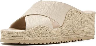 La Canadienne Rossa Womens Wedge Shoes Milk : 10 M (B), Leather