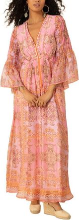 Hale Bob Hale Bob Silk-Blend Mara Maxi Dress